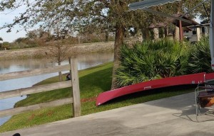 Canoe in Campsite