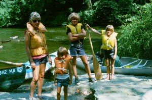 Kobak Family Paddling 1976