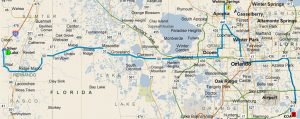 FL2016-Map-Silver Lake to Wekiva Springs & KOA