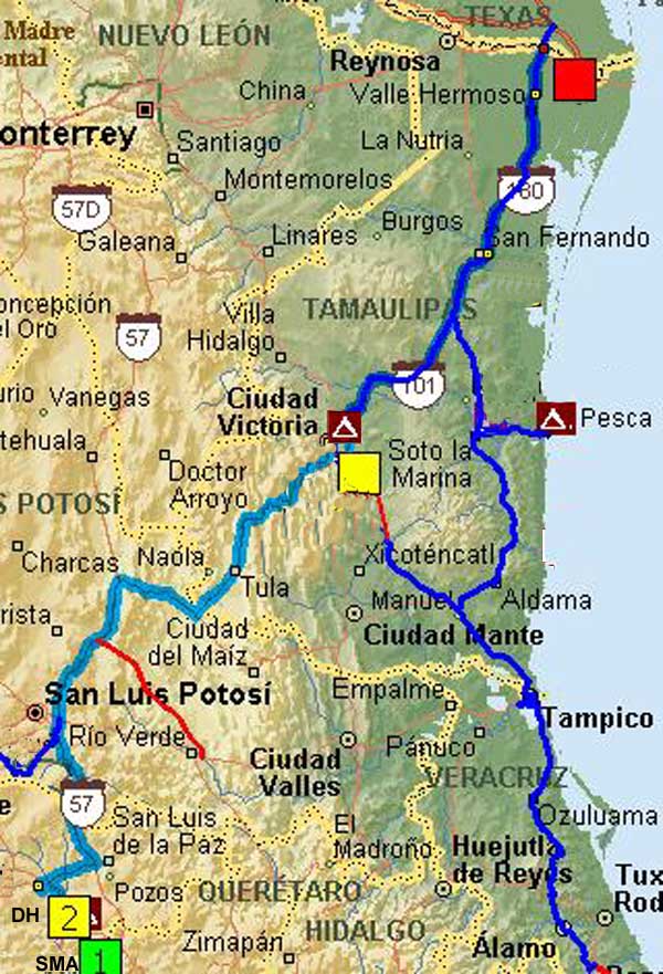 Mexico Trip Map 13