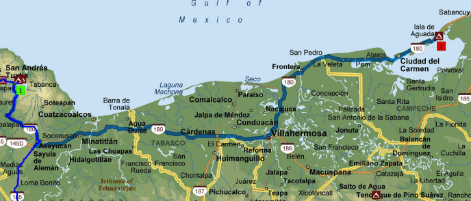 Mexico Trip Map 5